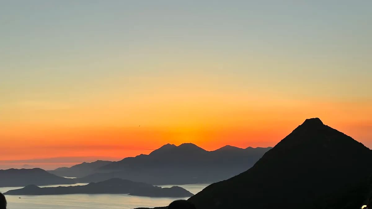 Sunset view from Sky Terrace