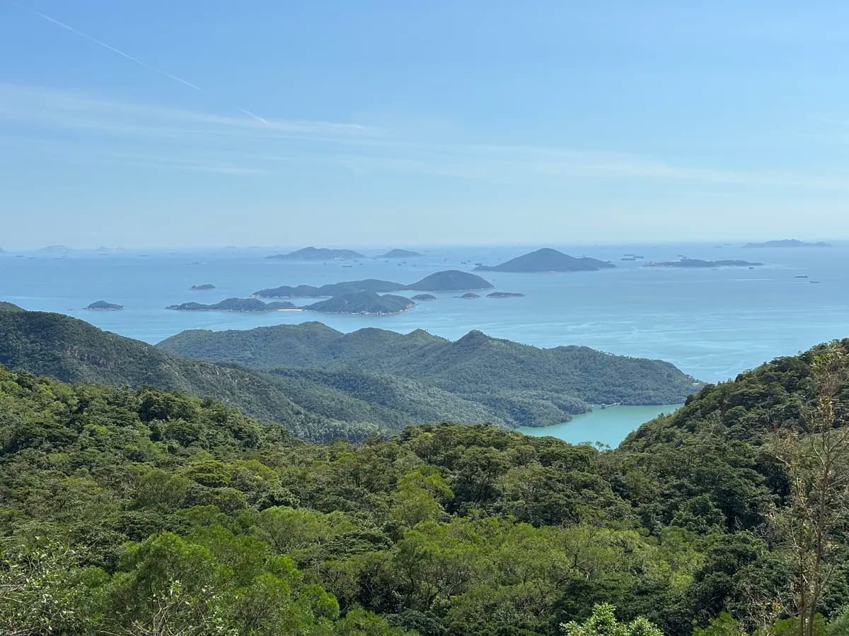 Sea view from the cable car