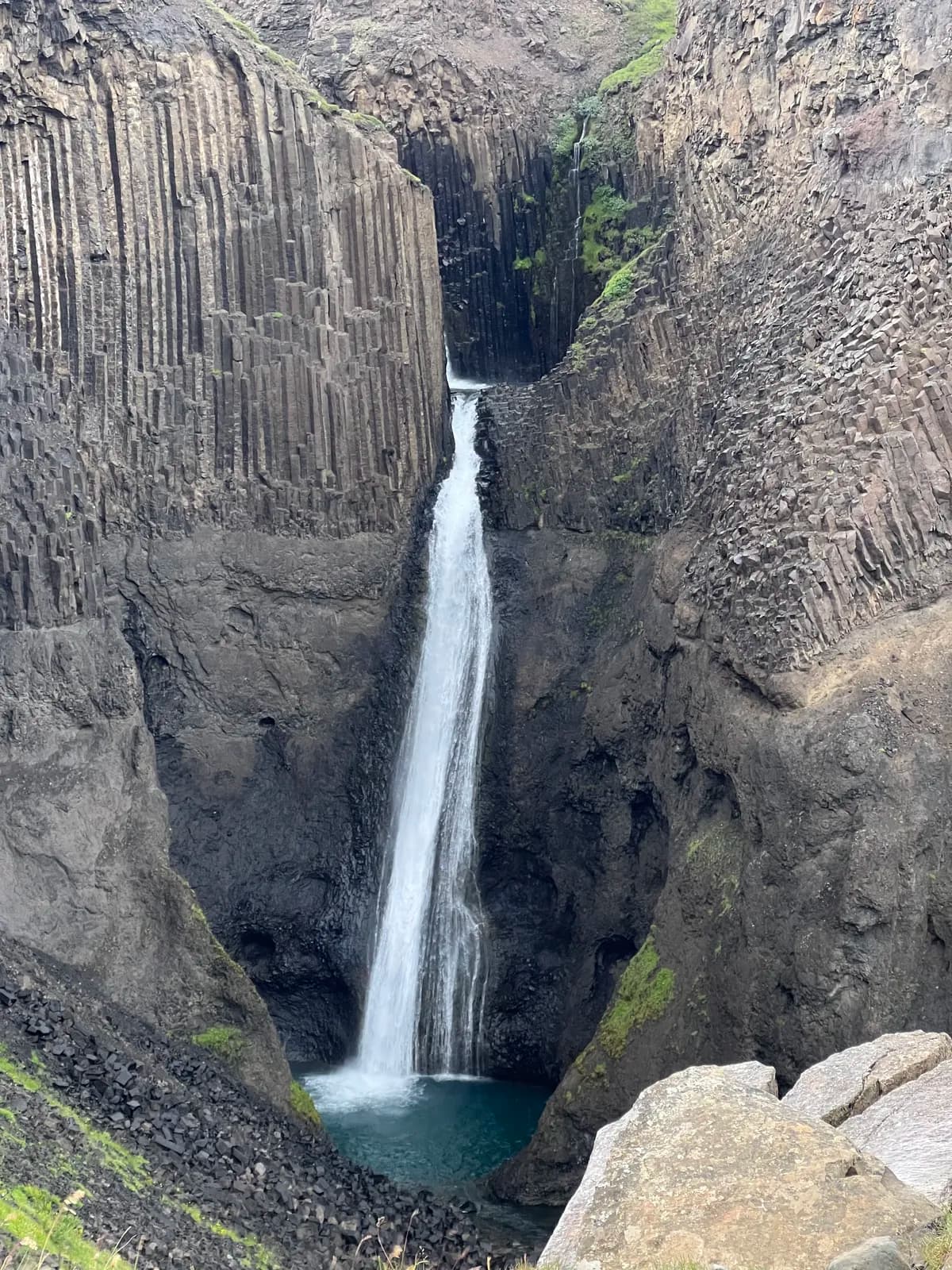Hengifoss Waterfall