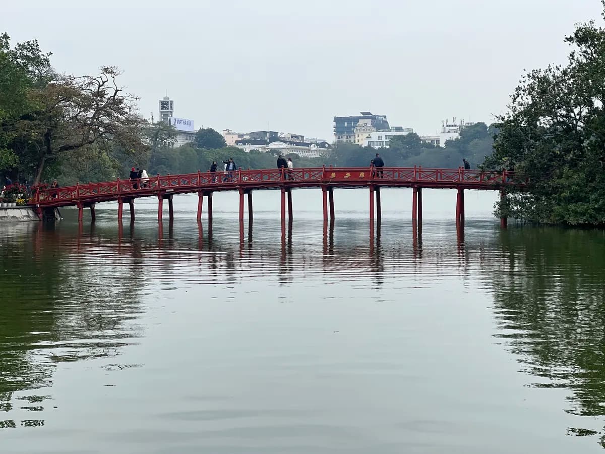 Hoan Kiem Lake in Hanoi